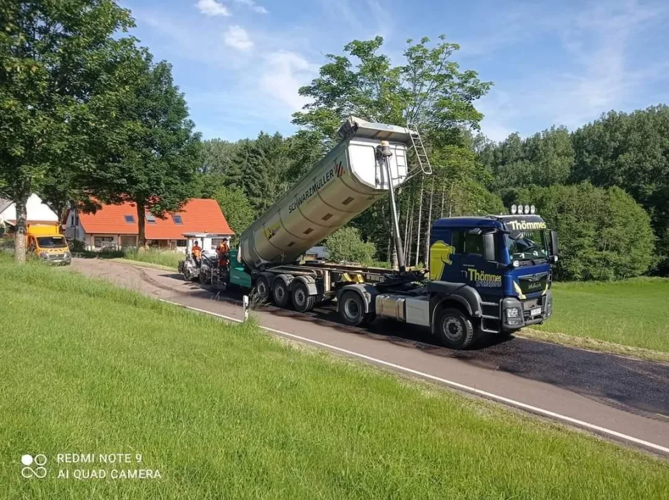 Bild aus der Firmengeschichte von Thömmes Transporte