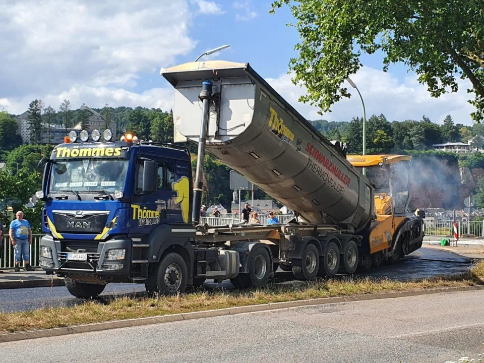 Bild aus der Firmengeschichte von Thömmes Transporte