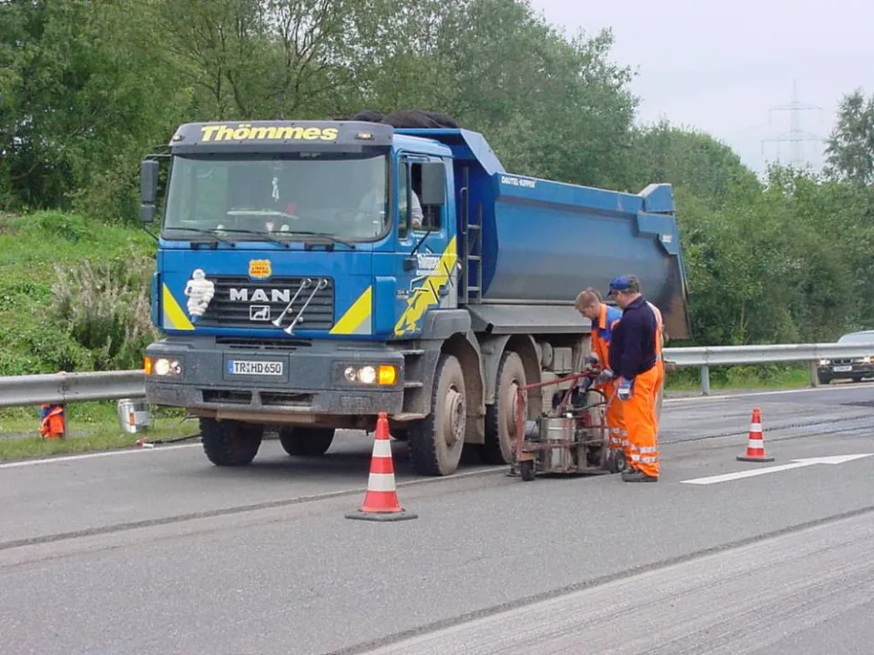 Bild aus der Firmengeschichte von Thömmes Transporte