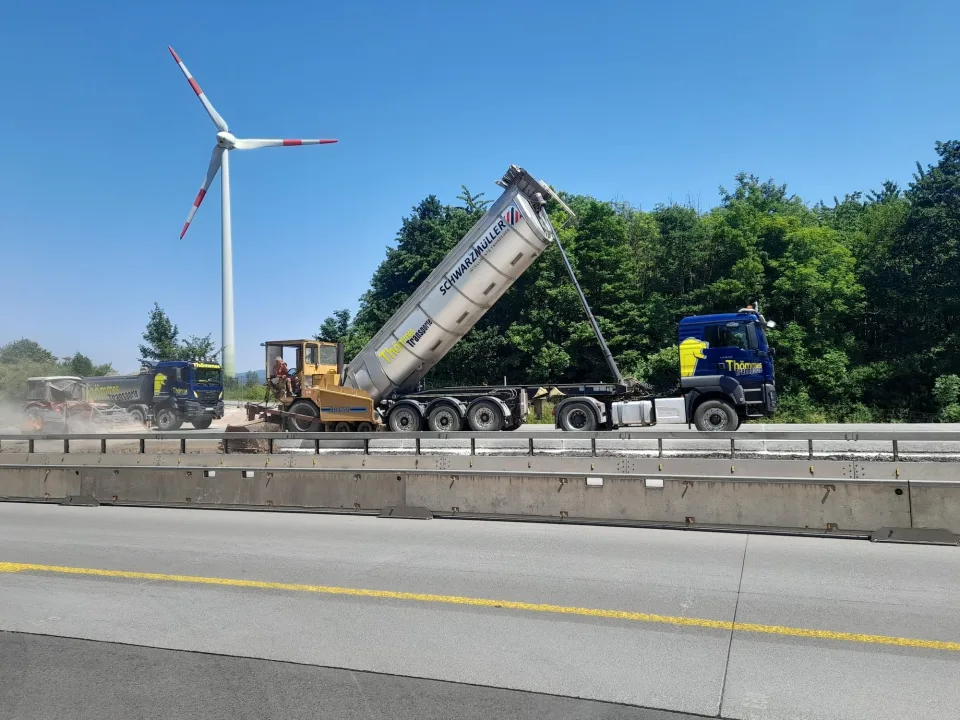 Bild aus der Firmengeschichte von Thömmes Transporte
