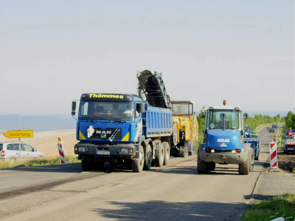 Bild aus der Firmengeschichte von Thömmes Transporte